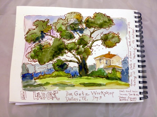 Nancy Standlee Fine Art: Don Getz Watercolor Journal Tour of the